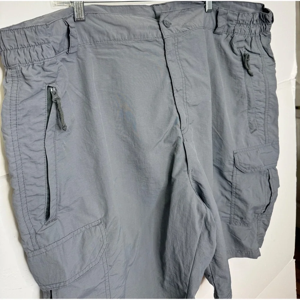 Mountain Warehouse Cargo Shorts Mens 42 Gray Explorer‎ Nylon Hiking Gorpcore